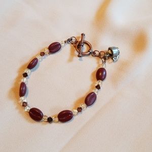 Coffee bean bracelet